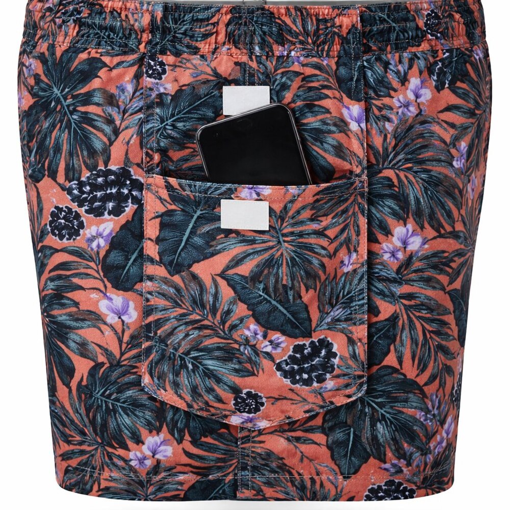 2 Pack Men’s Swim Trunks Cargo Board Shorts Mesh Liner Quick Dry Beach 3 Pockets - Picture 7 of 8